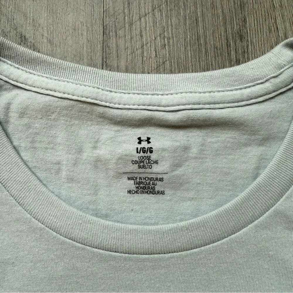 Under Armour Performance Apparel Logo Graphic Tee Halo Gray Large - Picture 4 of 9